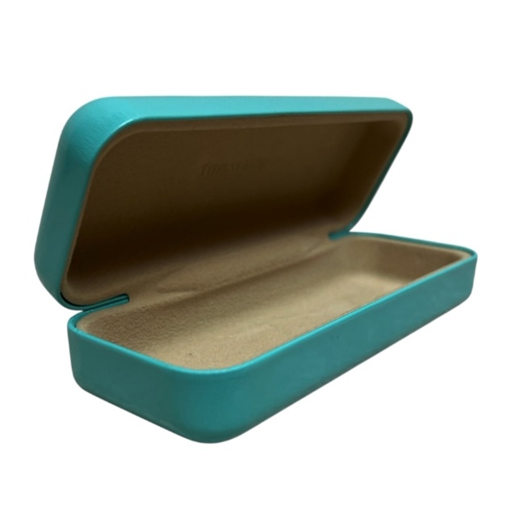 Tiffany & Co Hard Clamshell Eyeglass Case Iconic Signature Blue - Picture 4 of 6